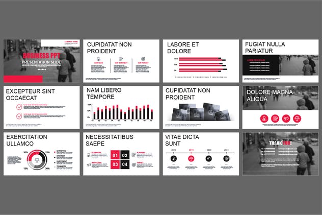 企业市场营销报告PPT演示模板素材 Powerpoint Templates插图2