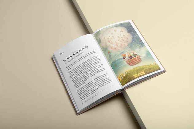 A4品牌精装书印刷品样机Vol.2 Hardcover Book Mockup Vol. 2插图(4)