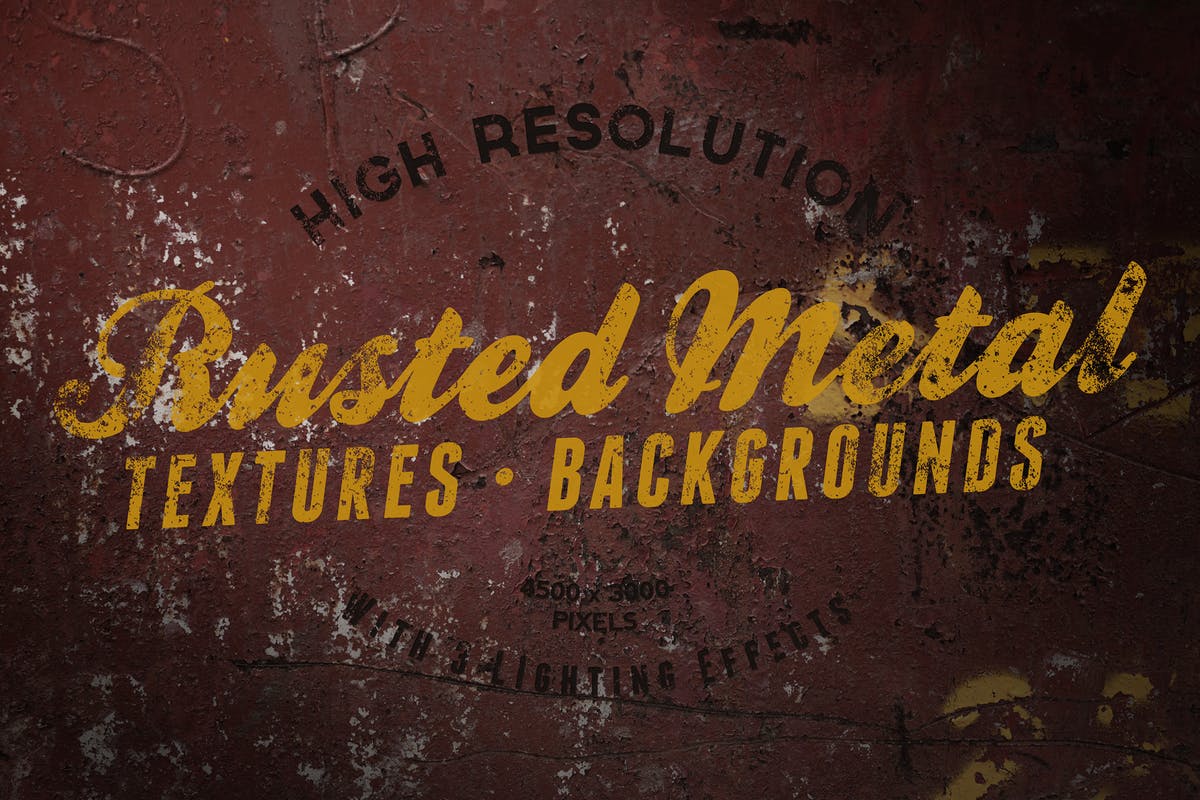 金属生锈、划痕和裂纹高清背景素材 Metal Rust, Scratches and Cracks Backgrounds插图