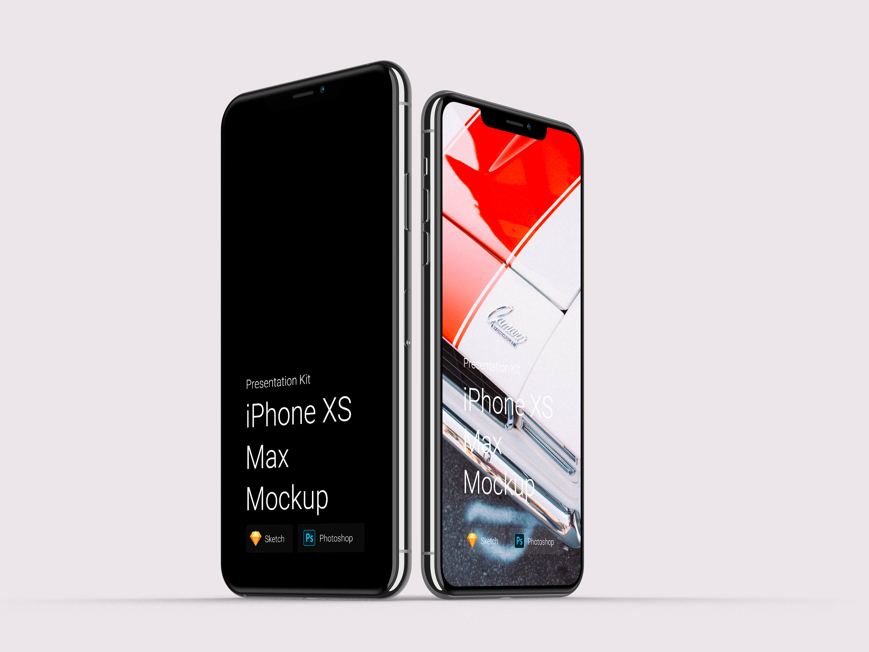 高品质五星好评 iPhone Xs 和 iPhone Xr 样机 [PSD&SKETCH]插图8