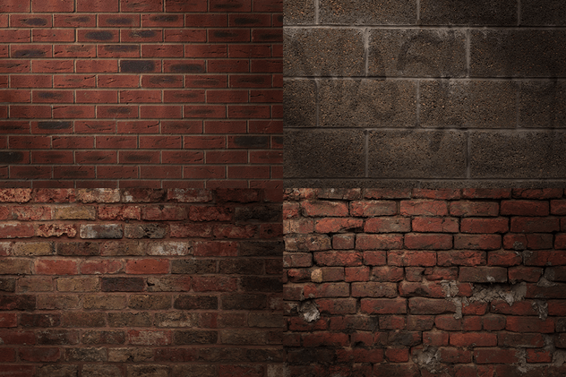 20款砖墙纹理背景 Brick Wall Textures / Backgrounds插图(4)
