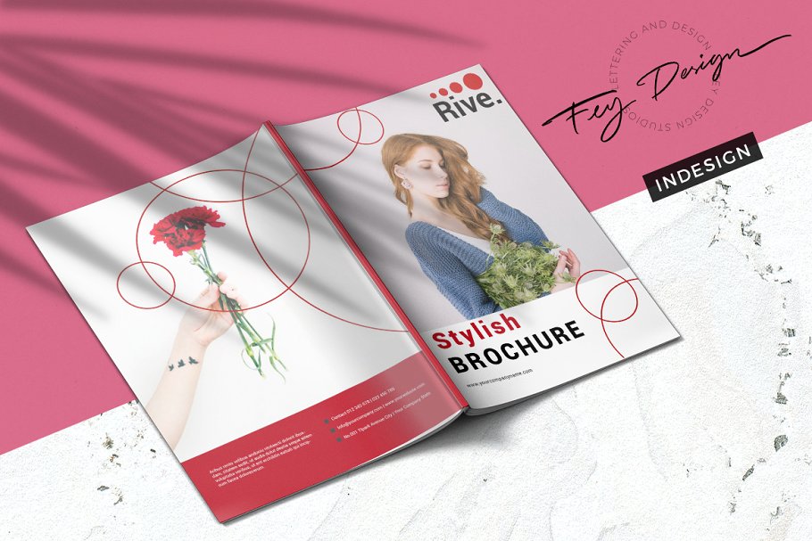Rive时尚多用途宣传手册设计模板插图(10)