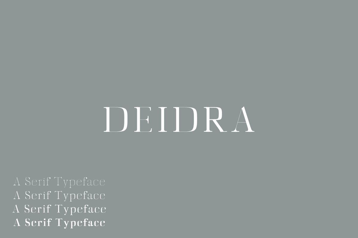Diedra衬线字体系列字体家族 Diedra Serif Font Family Pack插图