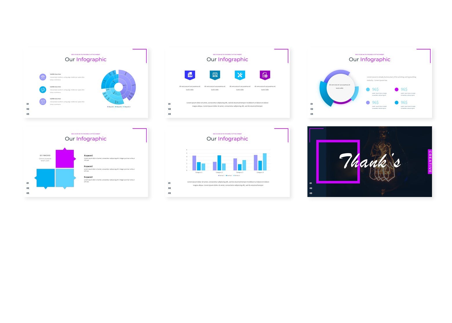 创意灯具设计加工工厂介绍PPT模板下载 Lampion – Powerpoint Template插图(3)