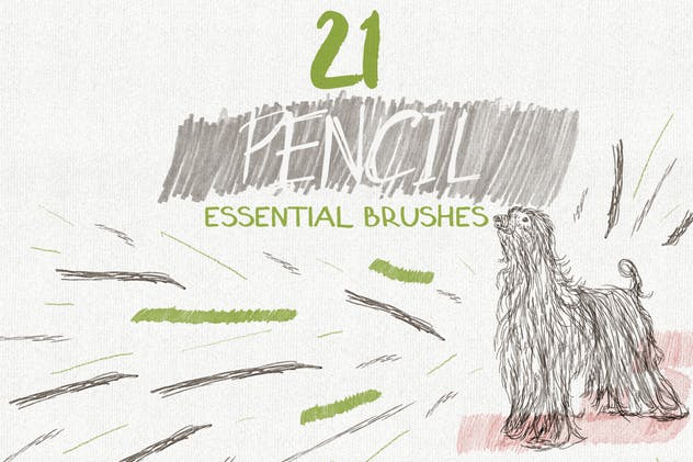 数码绘画大师AI画笔笔刷大合集 Essential Vector Brushes Collection插图4