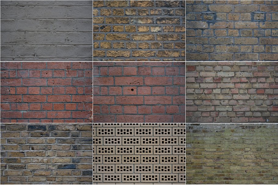 50款砖瓦砖墙纹理 Bricktop 50 brick wall textures插图7