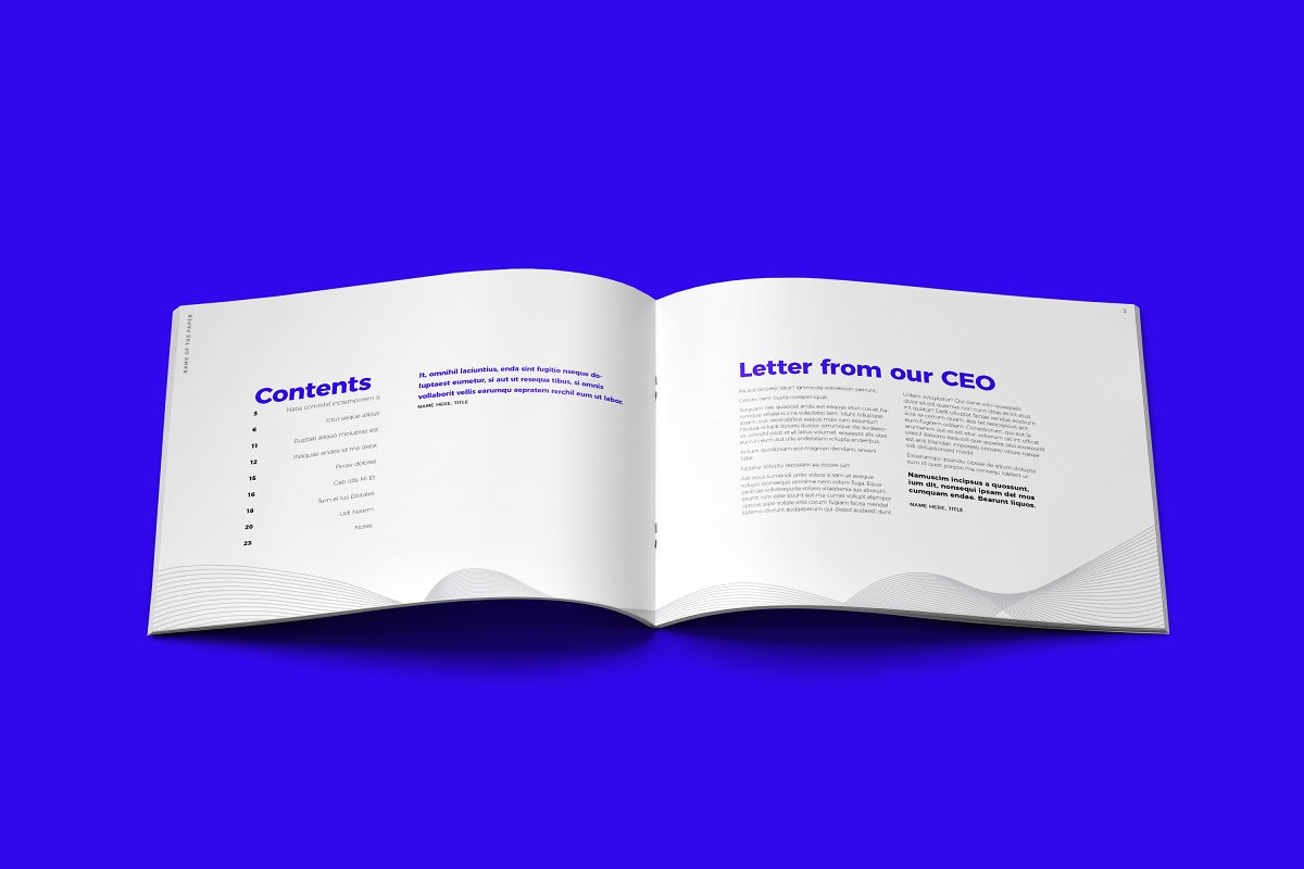 商业科技时尚技术InDesign宣传册模板插图(5)