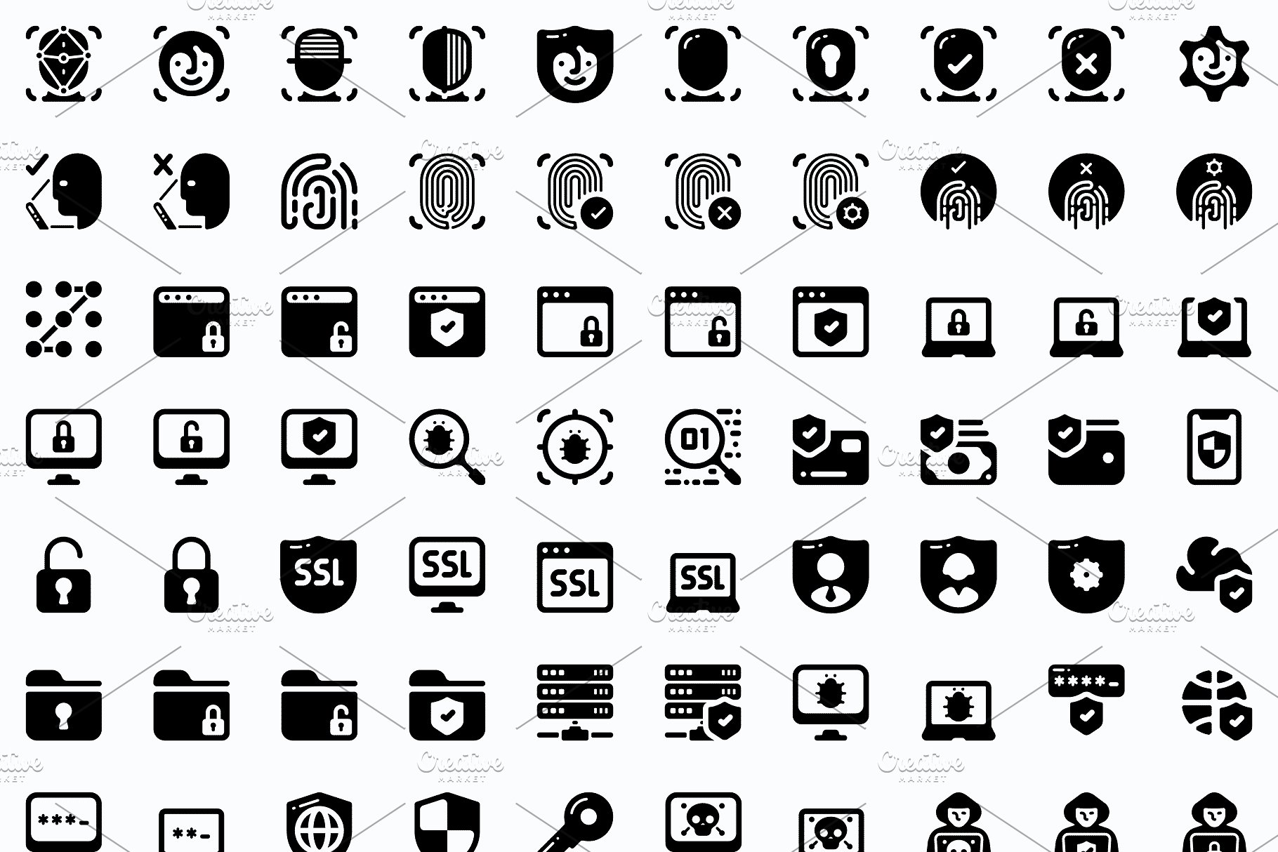 2200枚圆形实心图标 Roundies 2200 Solid Icons插图(18)