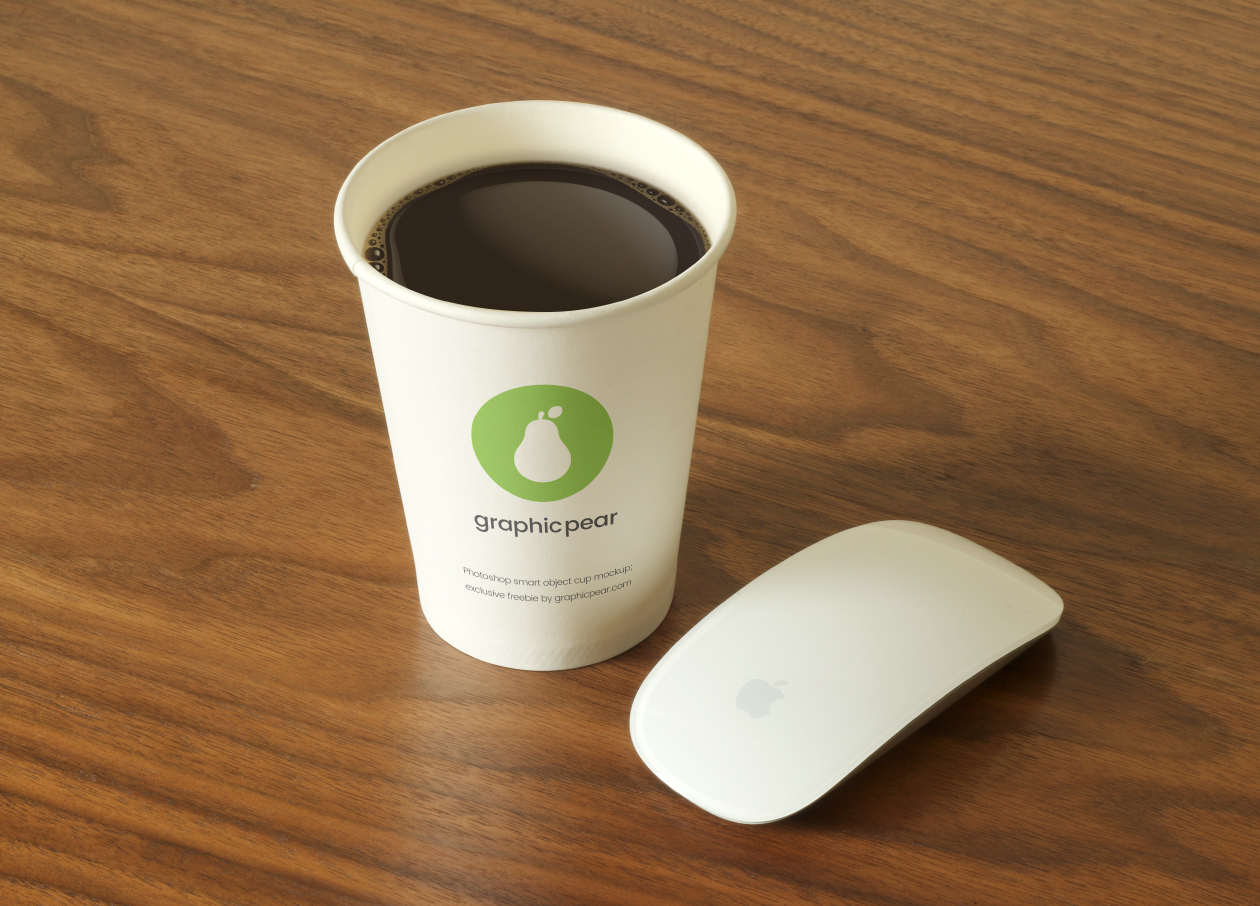 一次性杯子/一次性纸杯设计图样机模板 Disposable Cup Mockups插图(6)