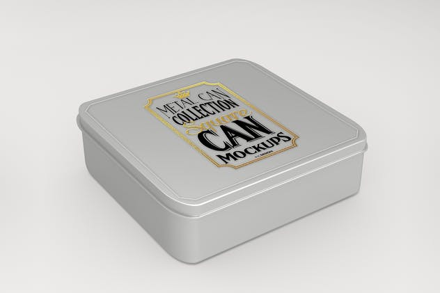 各种各样的金属罐头样机大合集 Vol. 1 Metal Can Mockup Collection插图(7)