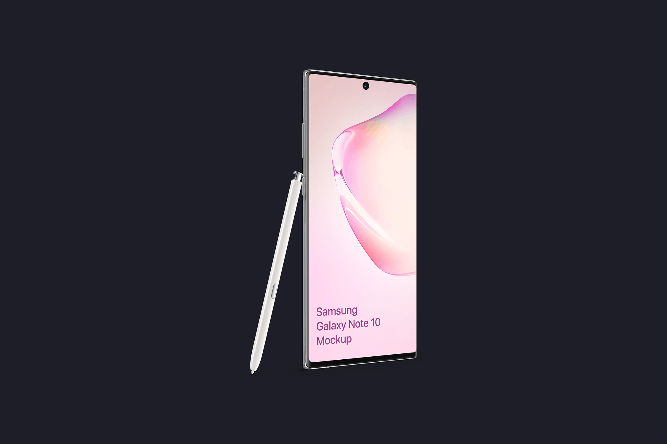 三星Galaxy Note 10手机样机模板 Samsung Galaxy Note 10 Mockup 1.0插图(6)