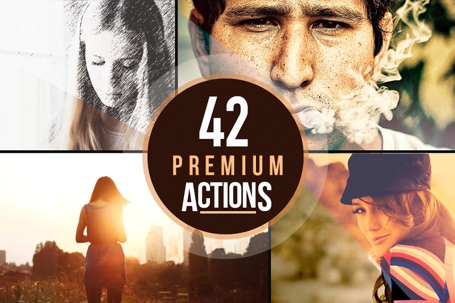42款专业照片效果处理PS动作 42 Premium Actions插图