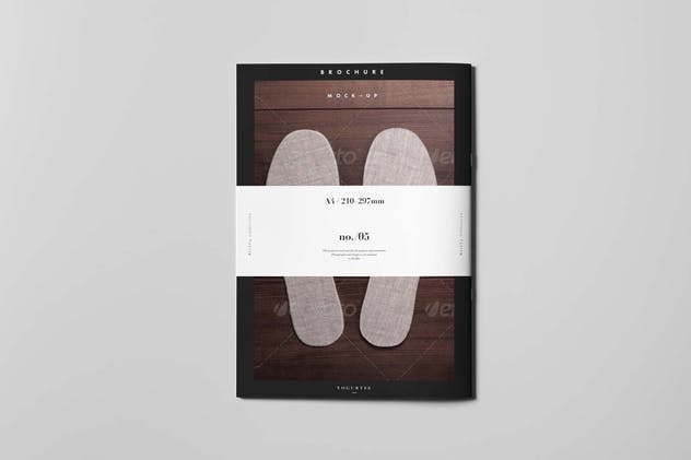 A4规格时尚杂志宣传册样机v2 A4 Brochure Mock-up 2插图(8)