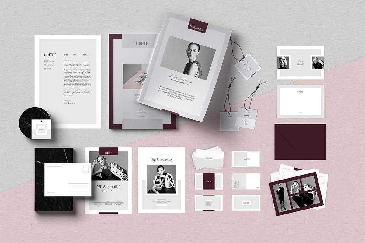 企业品牌VI设计模板合集 Grete Brand Identity Pack插图