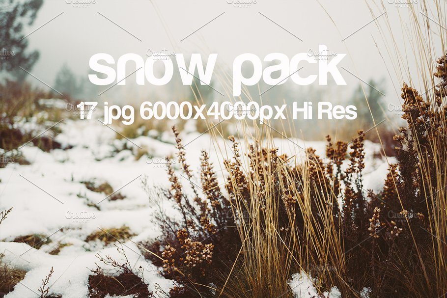 大雪过后美景高清照片素材 snow photo pack插图2