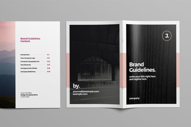 品牌手册/品牌策划文案设计模板 Brand Guideline插图(6)