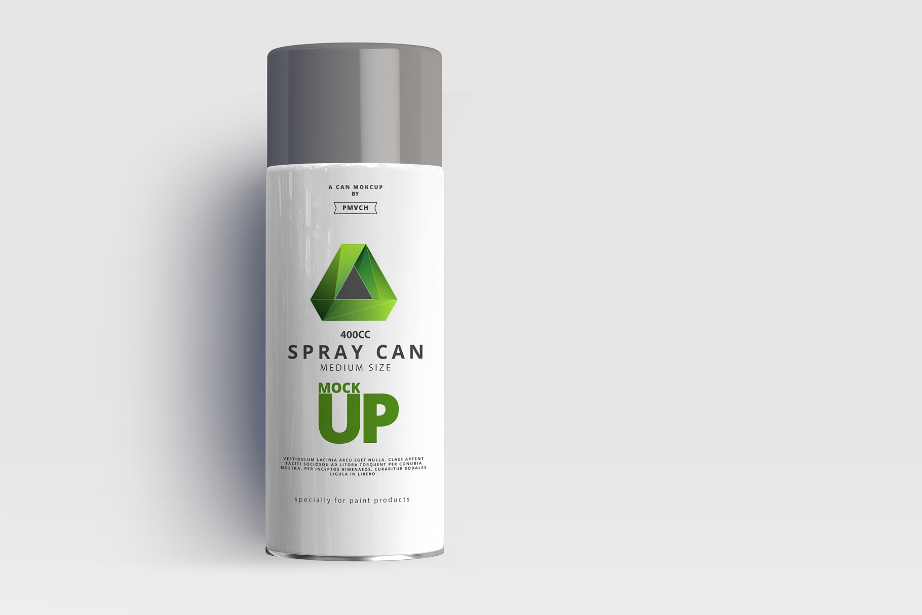 中等尺寸的喷雾罐展示样机 Spray Can Mockup – Medium Size [psd]插图(3)