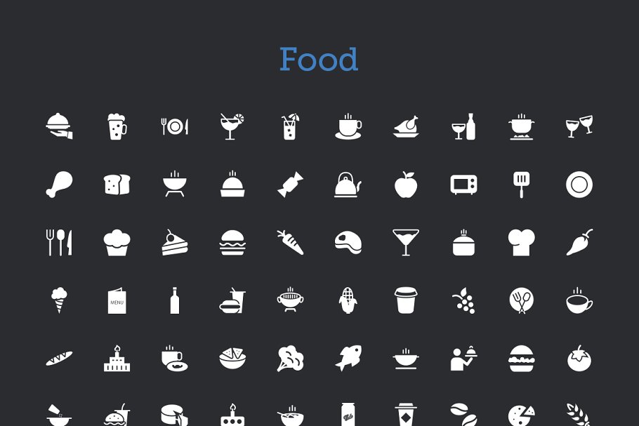 3300+矢量图标合集 3300+ Vector Icons Bundle插图(2)