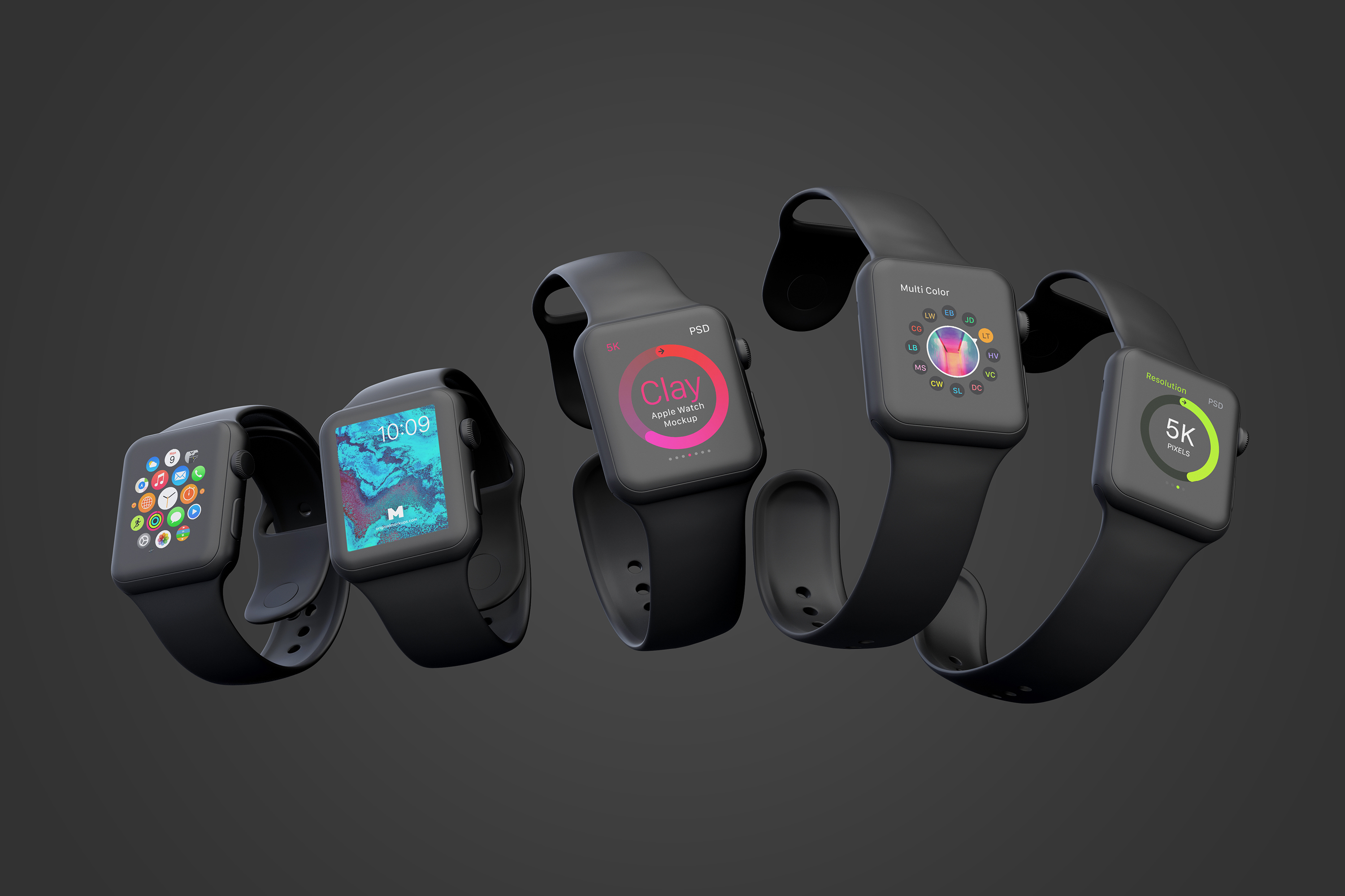 Apple Watch智能手表APP应用UI设计屏幕演示样机08 Clay Apple Watch Mockup 08插图1 Apple Watch智能手表APP应用UI设计屏幕演示样机08 Clay Apple Watch Mockup 08插图1