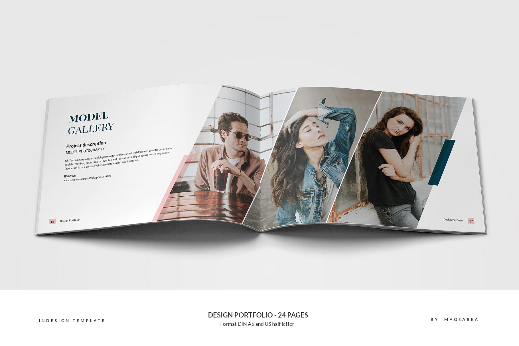 时尚简约企业画册模板 Design Portfolio – 24 Pages插图(8)