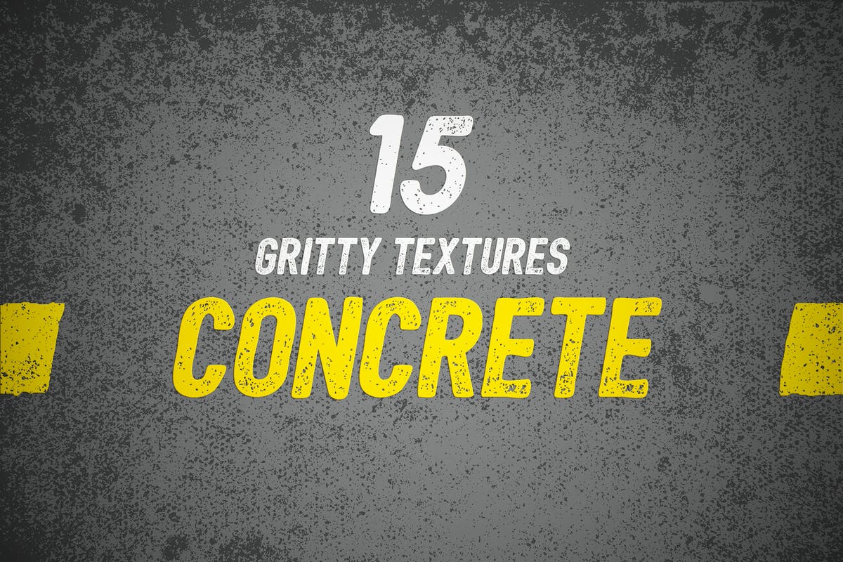 15款真实混凝土水泥材质肌理纹理 15 Gritty Concrete Textures插图
