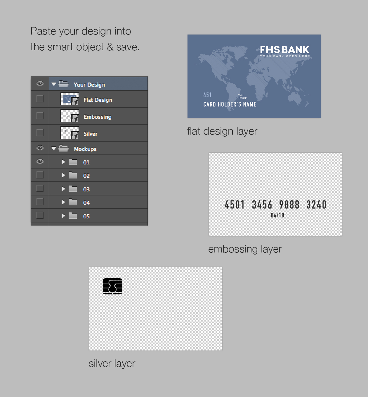 信用卡银行卡外观设计样机 Credit Card Mockups插图(8)