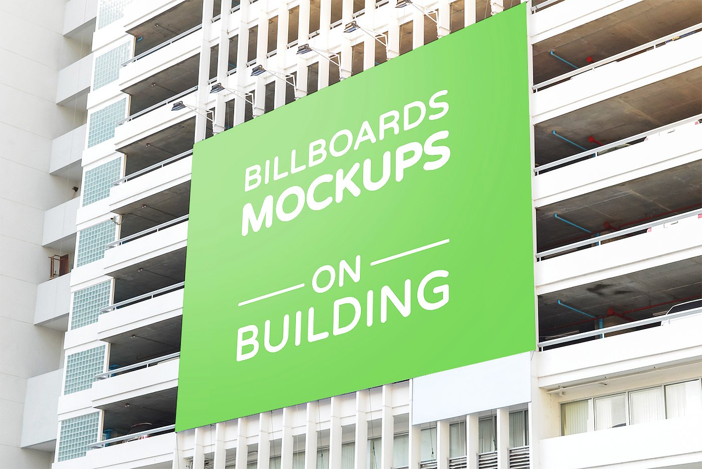 建筑物的广告牌样机展示模型mockups插图7