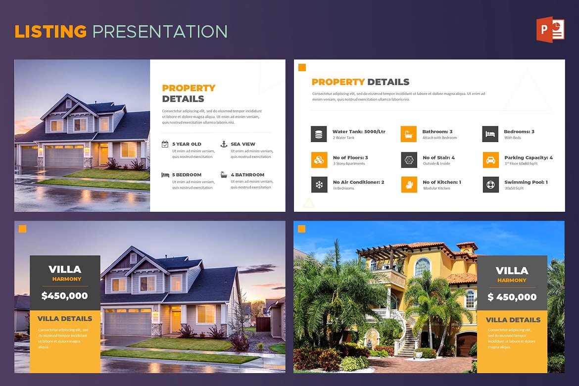 极简主义介绍房地产行业的ppt模板下载Real Estate- Powerpoint Template[pptx]插图(3)