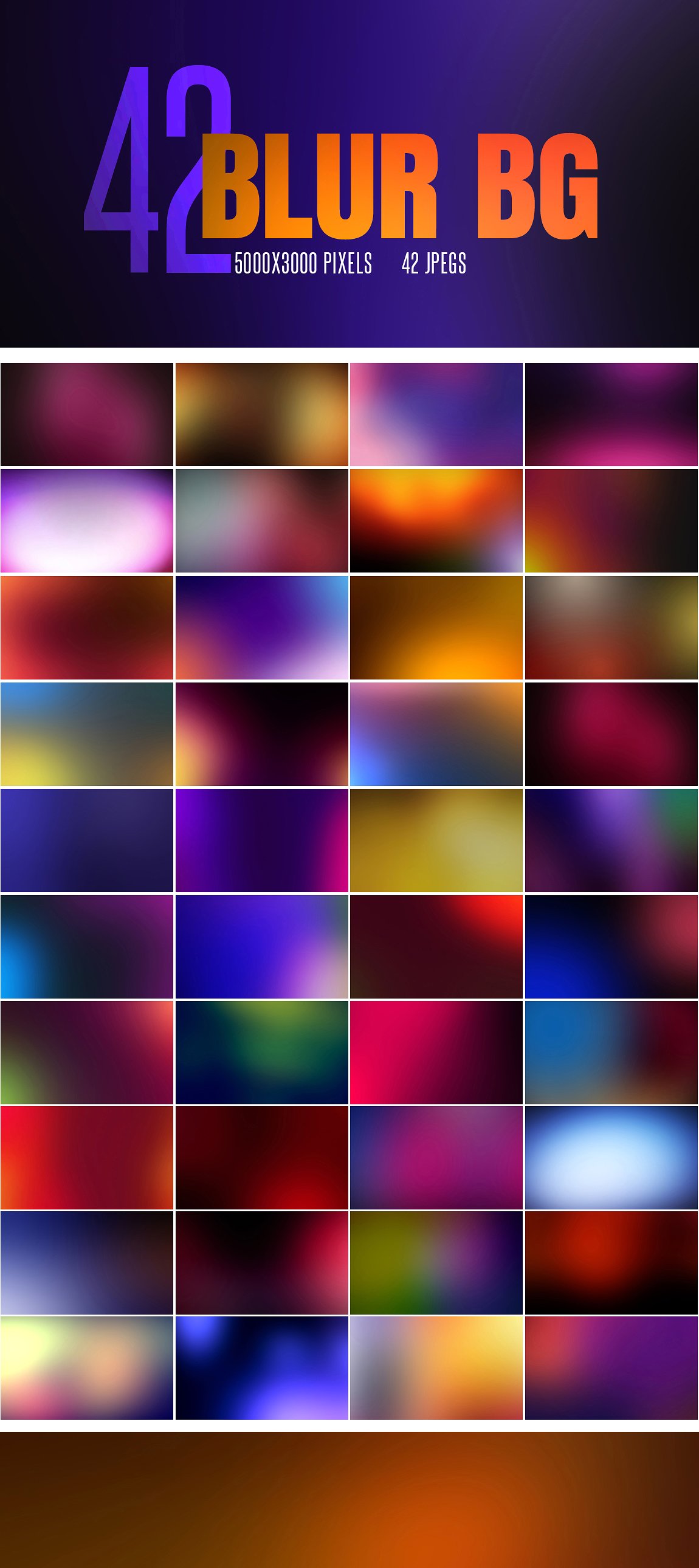42款高清分辨率模糊背景 42 Blur Backgrounds插图