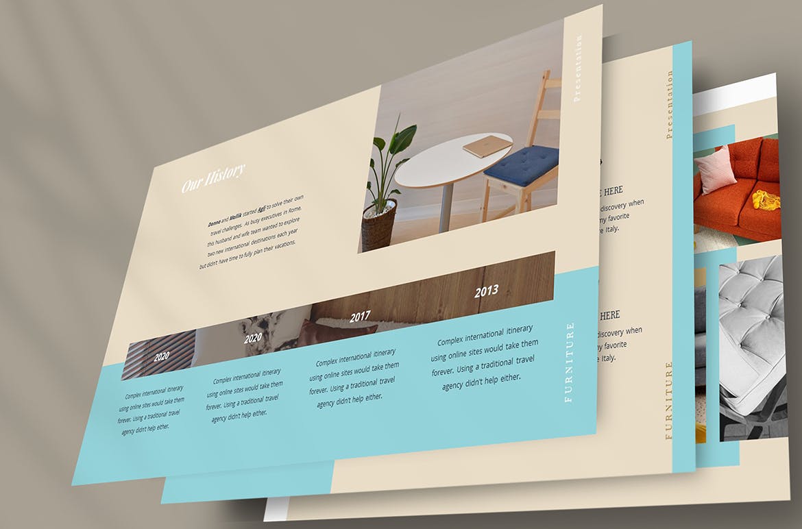 家具品牌营销策划方案PPT幻灯片模板 Furniture Marketing Powerpoint Template插图(3)