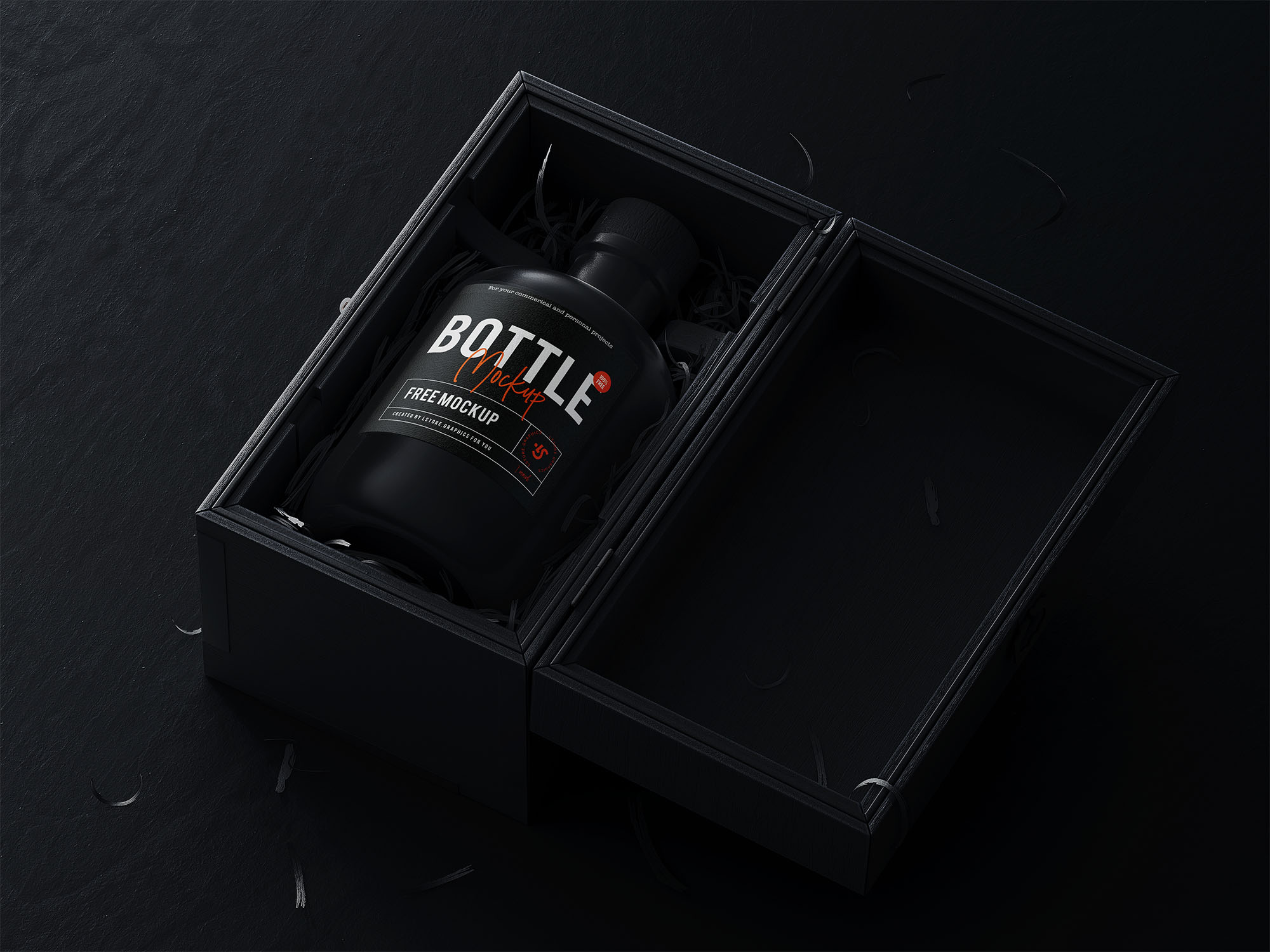 化妆品瓶罐样机模板 Bottle Logo Mockup插图(2)