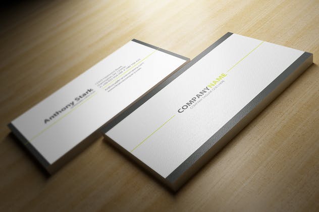 极简主义企业名片设计模板 Minimal Business Card Design插图2