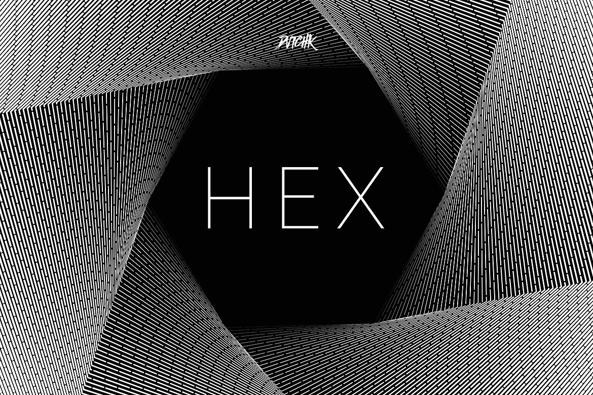 六角几何螺旋图形抽象背景03卷 Hex | Geometric Spiral | Vol. 03插图(4)