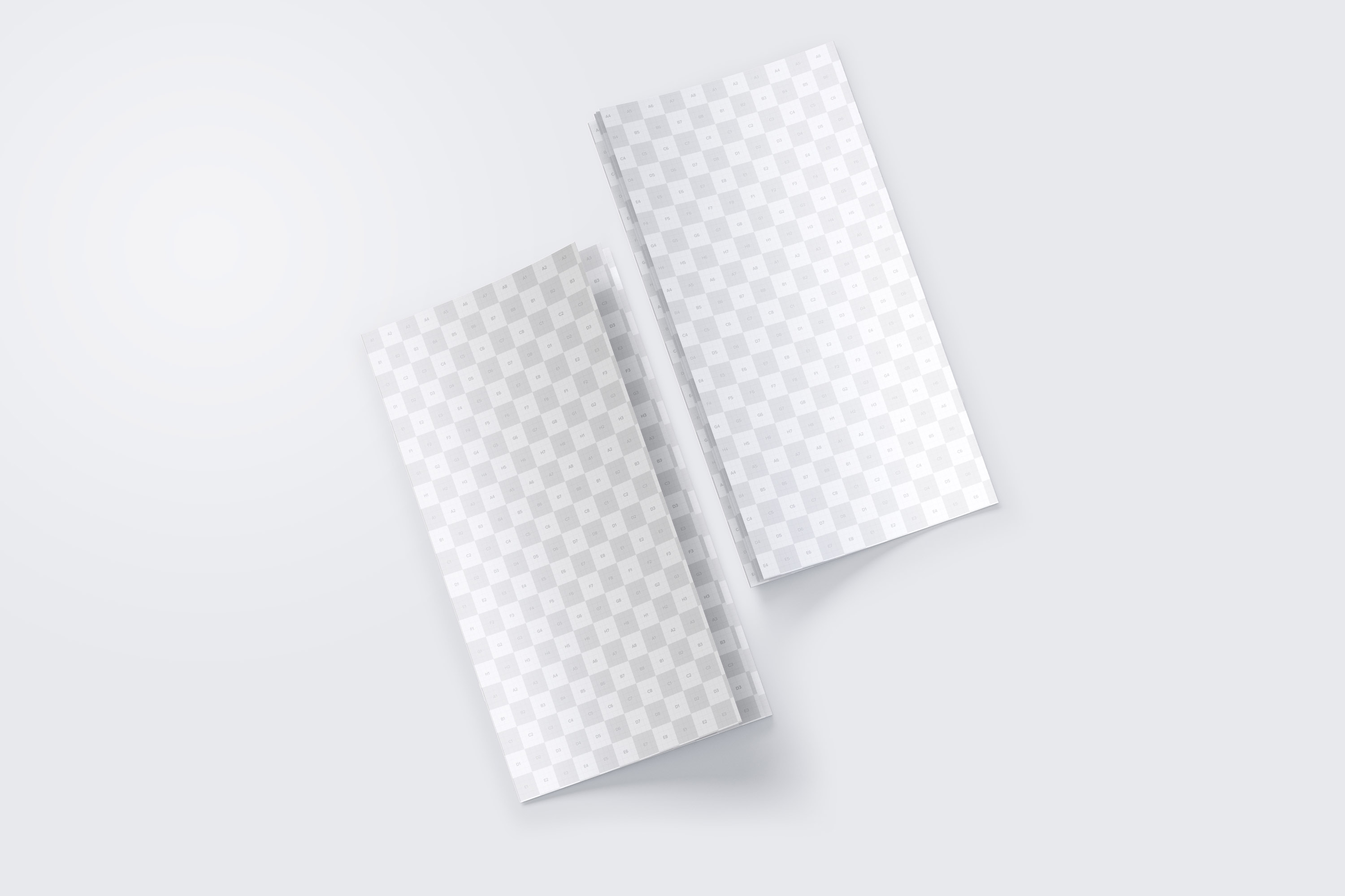 薄册子记事本封面封底设计样机03 Thin Booklet Mockup 03插图1