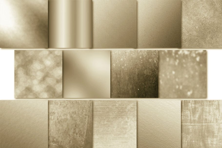 浅色金箔纹理/背景 Light Gold Foil Textures/Backgrounds插图1