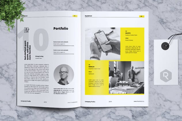 24页公司简介宣传册画册设计模板 FOXIEKNOT – Company Profile Brochure插图12