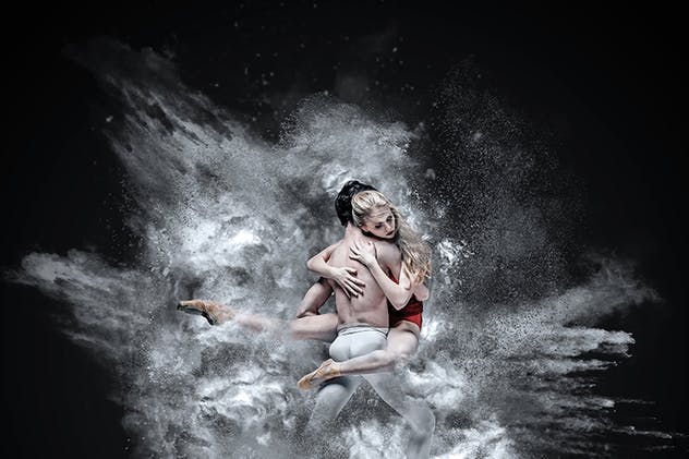 动态粉尘爆炸海报照片特效PS动作 Sand Dust / Powder Explosion Photoshop Action插图(6)