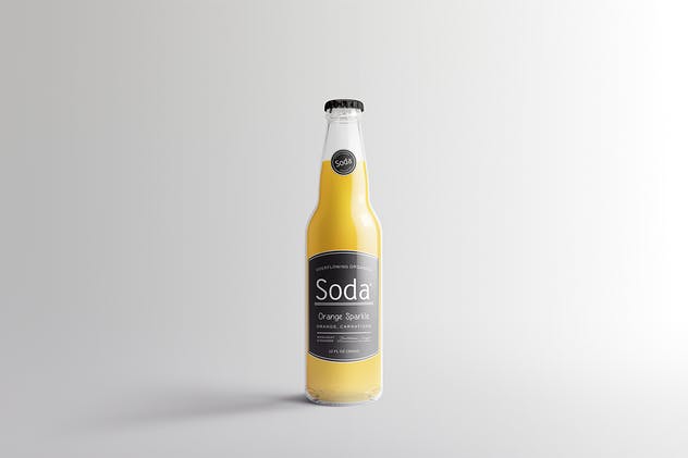 苏打饮料瓶包装样机v1 Soda Drink Bottle Packaging Mock-Ups Vol.1插图(6)