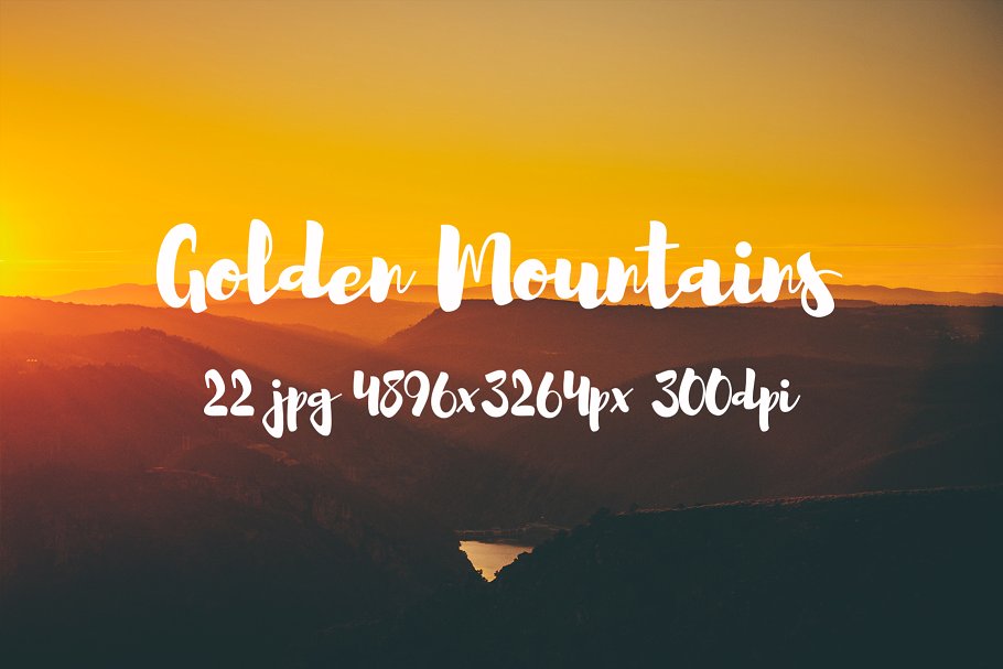 高清落日余晖山脉图片合集 Golden Mountains photo pack插图5