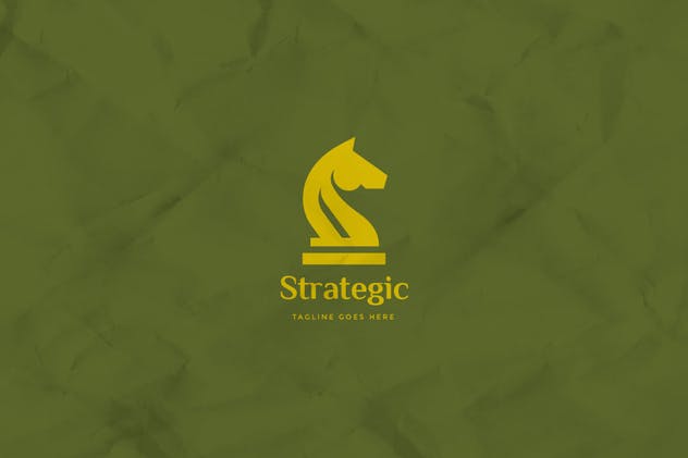 商业战略图形徽标Logo设计模板 Strategic Logo Template插图2