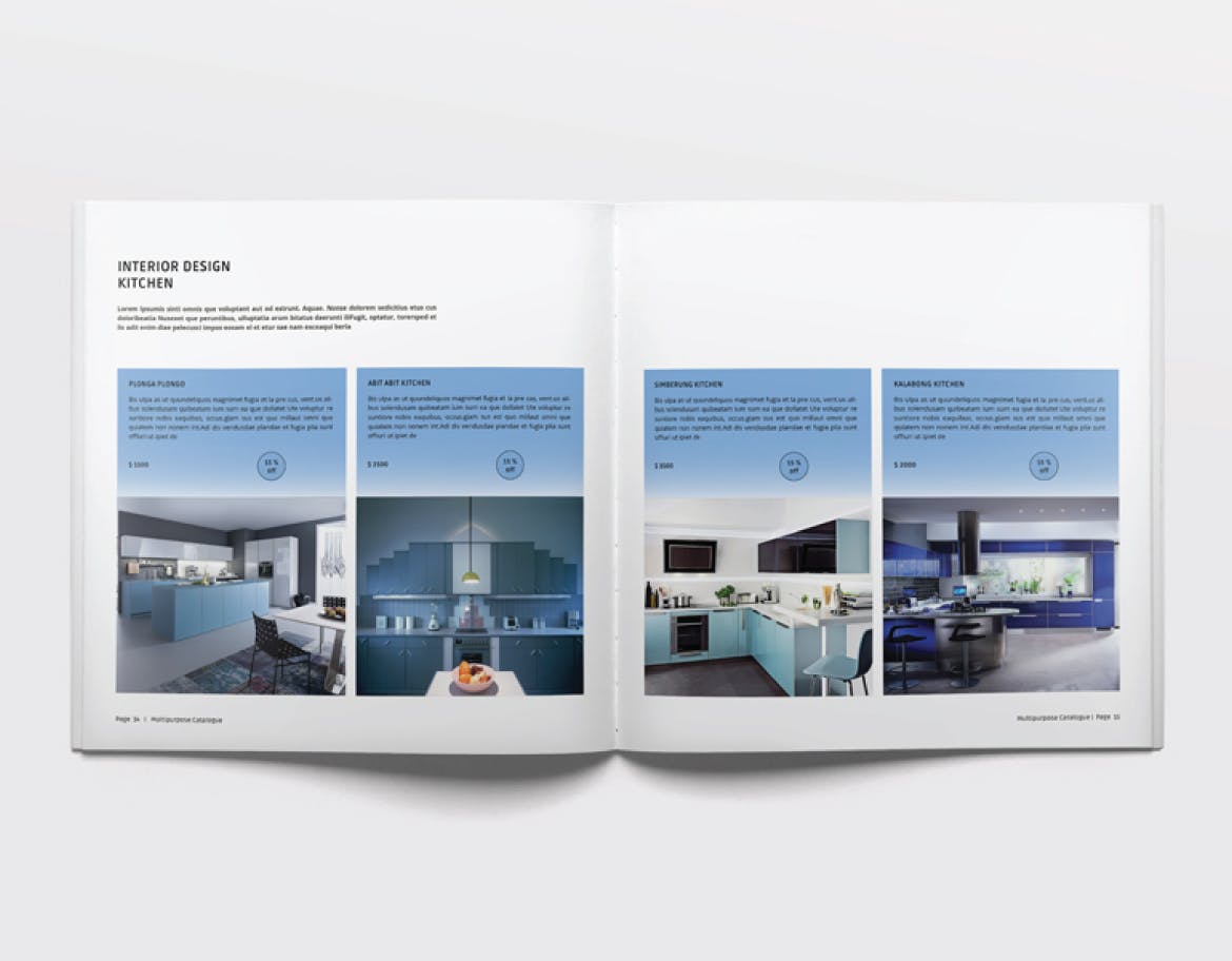 多用途企业产品手册/企业画册设计模板 Multipurpose Catalogue / Brochure插图7