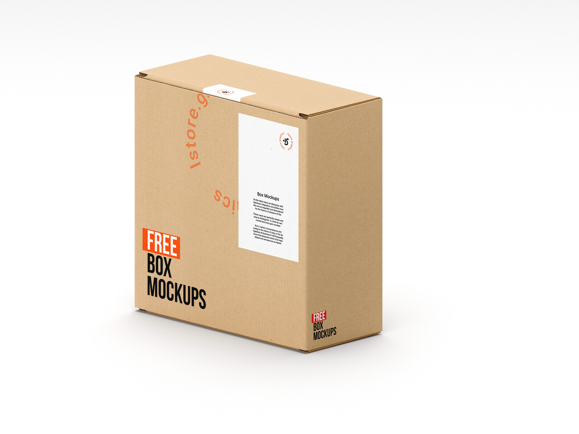 纸箱包装盒包装样机 7 Box Mockups插图(7)