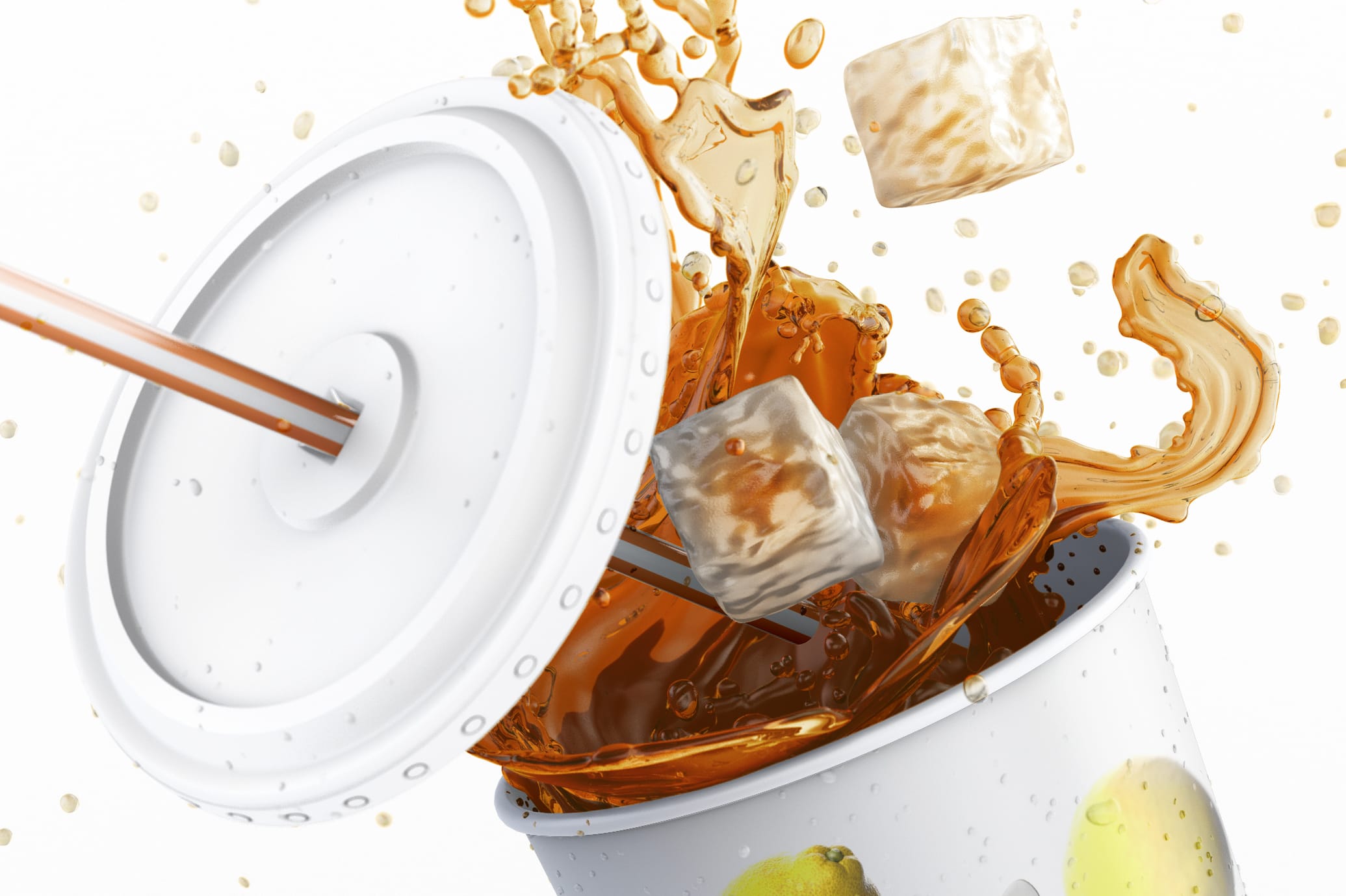 苏打冷饮饮料杯外观设计样机模板 Soda Cup Mockup 01插图1 苏打冷饮饮料杯外观设计样机模板 Soda Cup Mockup 01插图1