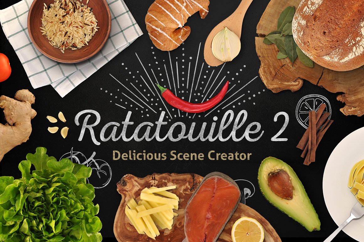 美食场景创造机 Ratatouille 2（一大波高清逼真食材、工具素材）插图
