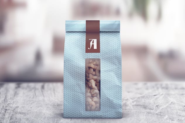 纸袋食物包装外观样机 Paper Bag MockUp插图(6)