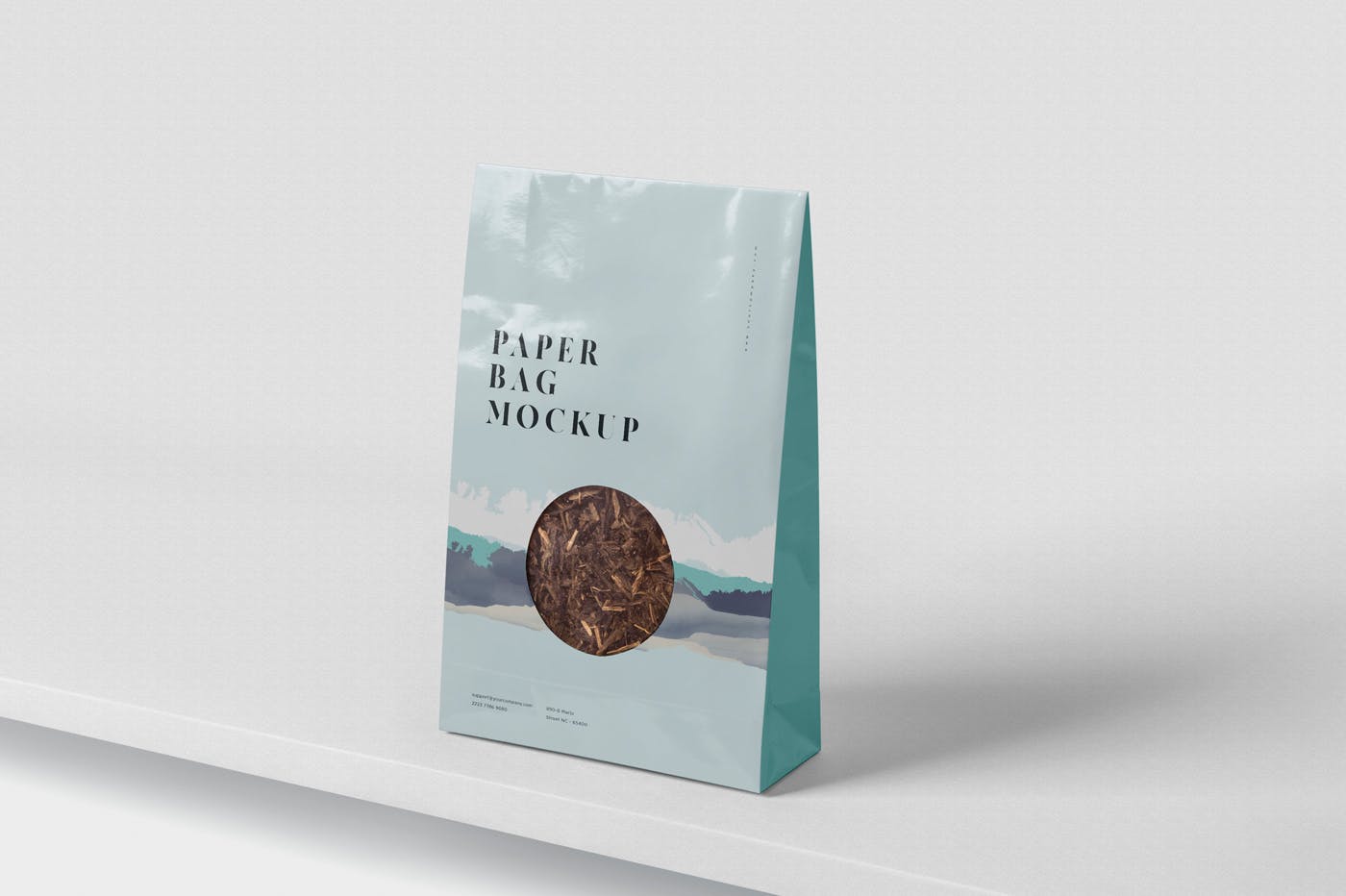购物纸袋专卖店购物袋外观设计样机 Paper Bag Mockup插图(2)