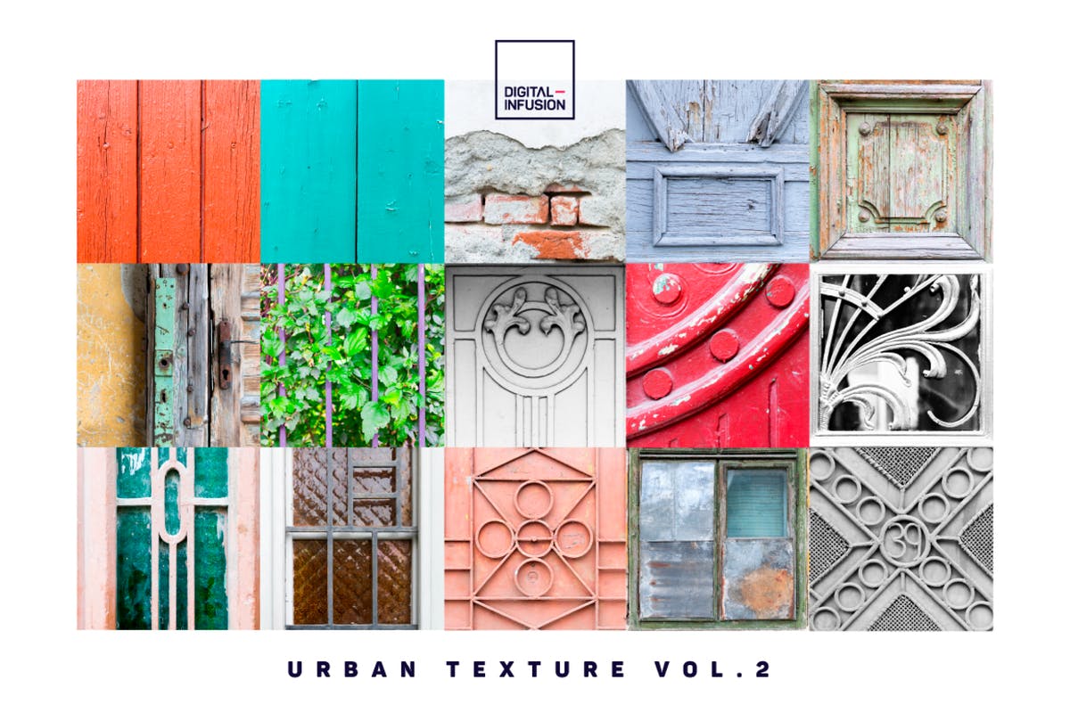 老建筑房门纹理套装Vol.2 Urban Textures Vol. 2插图