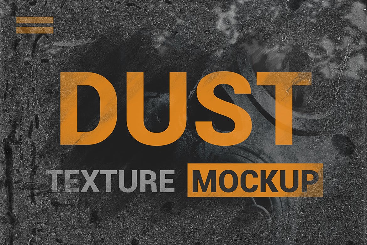 灰尘纹理效果PS图层样式 Dust Texture Mockup插图1