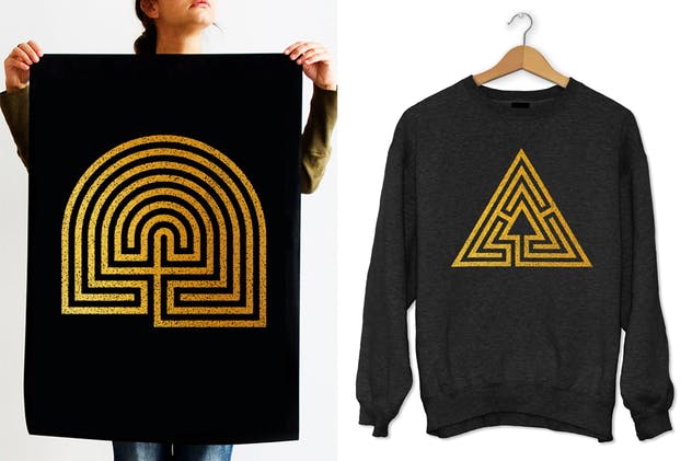 50款迷宫图形设计印章纹理合集 Labyrinth Stamps插图(11)