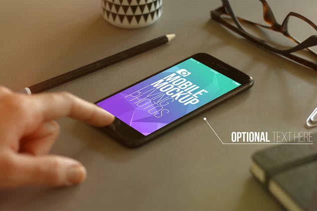 实景iPhone展示样机模板合集 Mobile Mockup Living Photos插图(5)